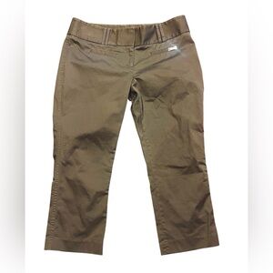 Express Women’s Capri Pants Size 8 Olive Brown NWOT